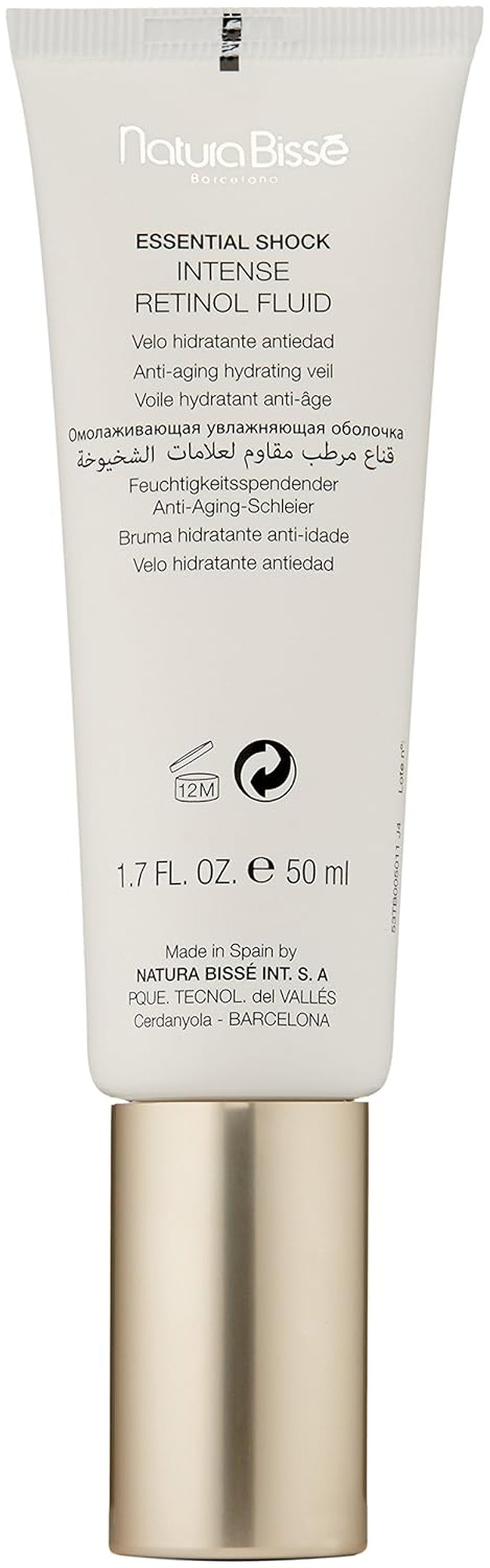 Essential Shock Intense Retinol Fluid | Anti-Aging Hydrating Fluid | Firms, Smooths & Rejuvenates | for All Skin Types, 1.7 Oz