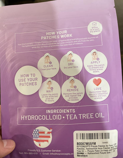 Patchrx Salicylic Pimple Patches (120 Pack), Salicylic Acid Acne Patches with Tea Tree Oil - Zit Patch and Pimple Stickers for Face for Skin Care - Salicylic Acid Acne Dots (Packaging May Vary)