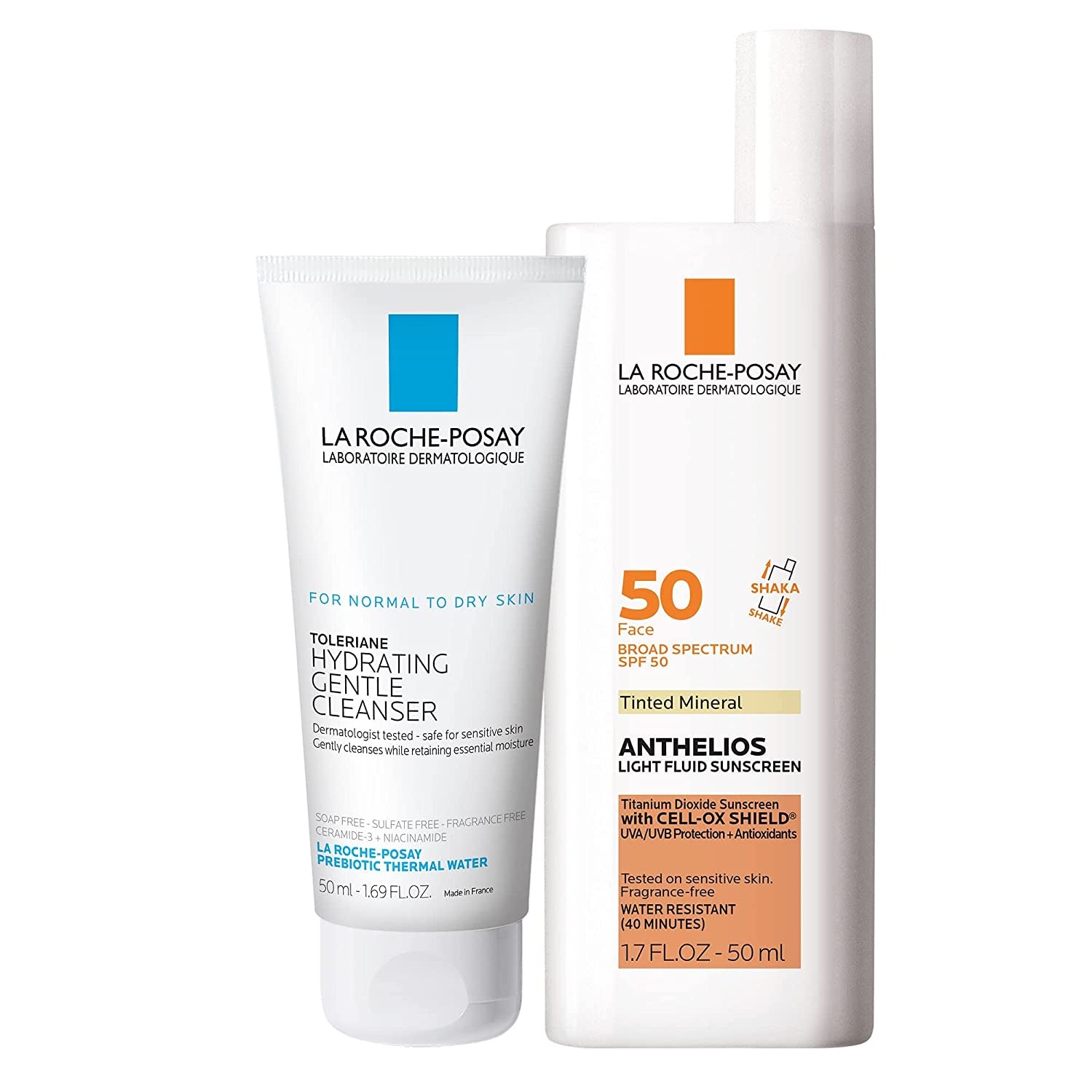 La Roche-Posay Anthelios Tinted Sunscreen SPF 40+ | Broad Spectrum SPF + Antioxidants | Titanium Dioxide & Zinc Oxide Sunscreen | 4 Flexible Shades with No White Cast | Oil Free & Oxybenzone Free