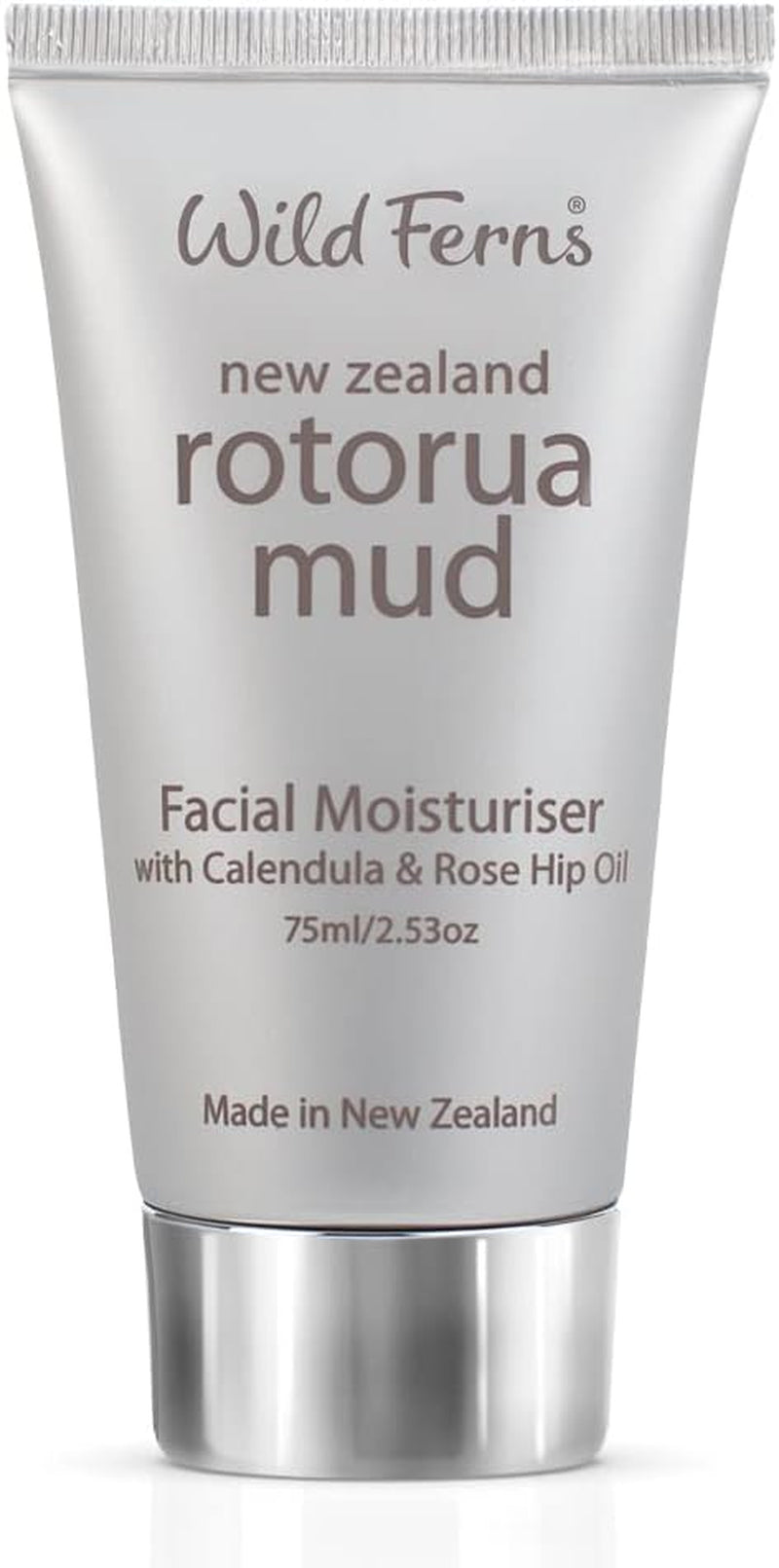 Rotorua Mud Facial Moisturiser with Calendula & Rosehip Oil, 75 Milliliters