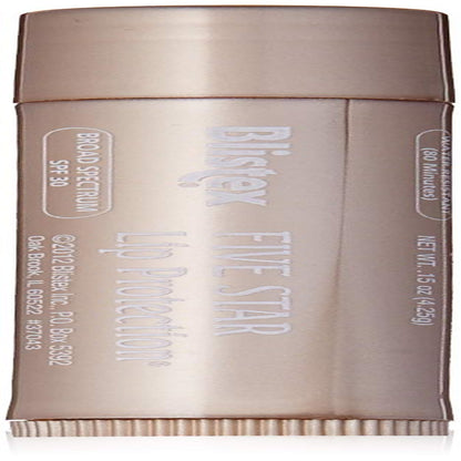 Five Star Lip Protection, SPF 30-0.15 Oz (Pack of 6)